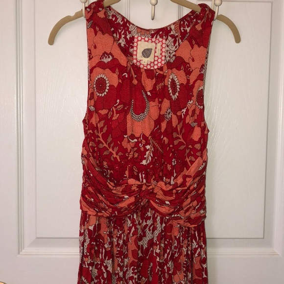 Sleeveless patterned Anthropologie dress - Picture 3 of 9